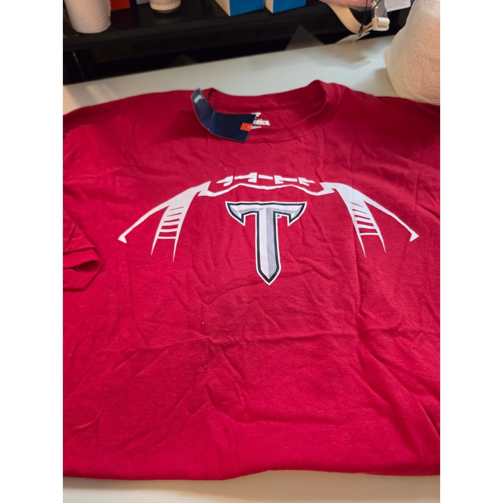 Fanatics Troy Trojans CJ Harris #22‎ Red Graphic T-Shirt Mens 2XL NCAA Football